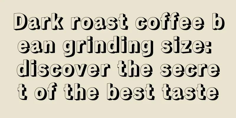 Dark roast coffee bean grinding size: discover the secret of the best taste