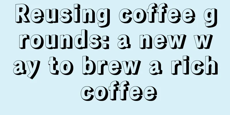 Reusing coffee grounds: a new way to brew a rich coffee