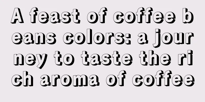 A feast of coffee beans colors: a journey to taste the rich aroma of coffee