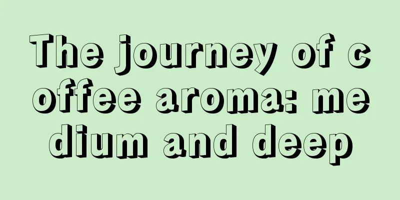 The journey of coffee aroma: medium and deep