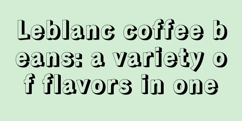 Leblanc coffee beans: a variety of flavors in one