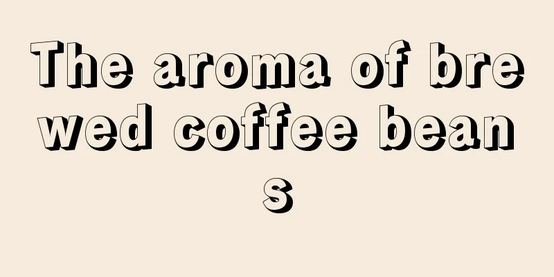 The aroma of brewed coffee beans