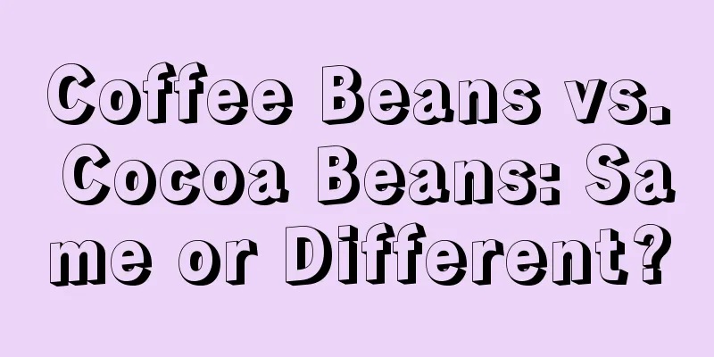 Coffee Beans vs. Cocoa Beans: Same or Different?