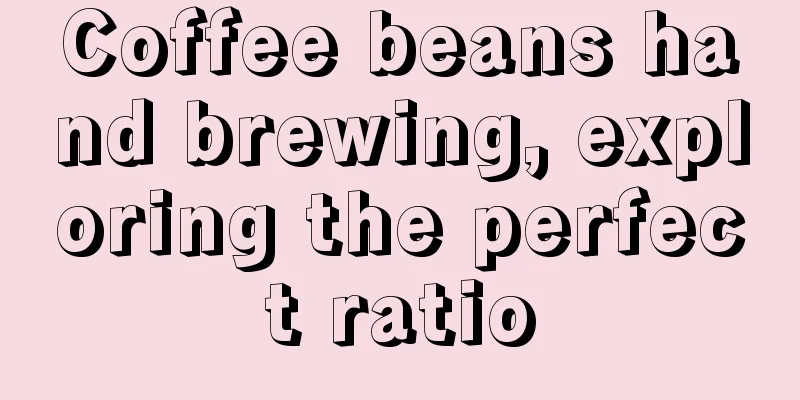 Coffee beans hand brewing, exploring the perfect ratio