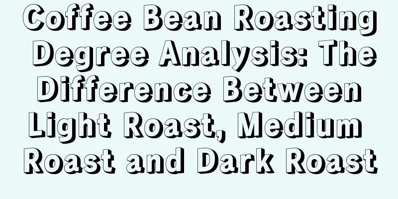 Coffee Bean Roasting Degree Analysis: The Difference Between Light Roast, Medium Roast and Dark Roast