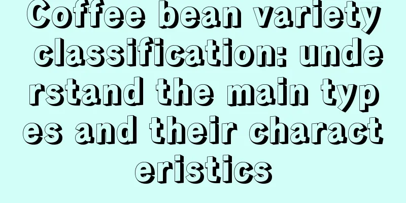 Coffee bean variety classification: understand the main types and their characteristics