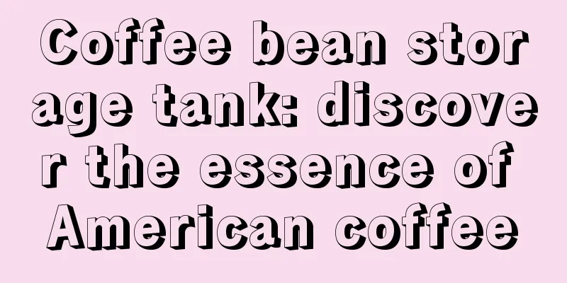 Coffee bean storage tank: discover the essence of American coffee