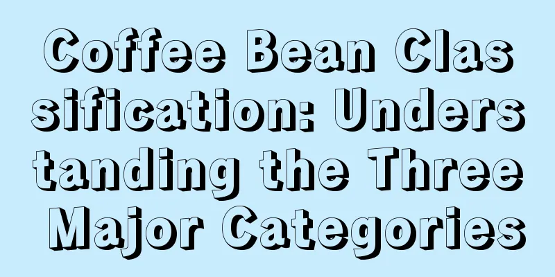 Coffee Bean Classification: Understanding the Three Major Categories