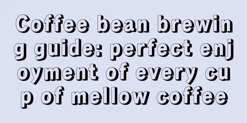 Coffee bean brewing guide: perfect enjoyment of every cup of mellow coffee