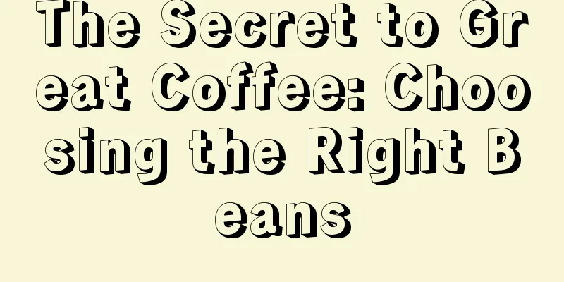 The Secret to Great Coffee: Choosing the Right Beans