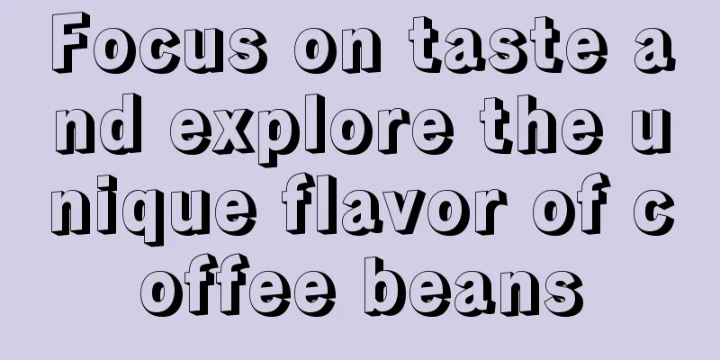 Focus on taste and explore the unique flavor of coffee beans