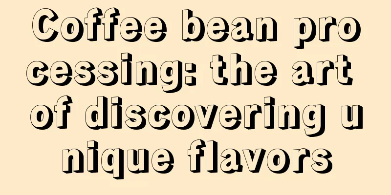 Coffee bean processing: the art of discovering unique flavors