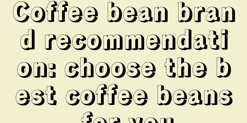 Coffee bean brand recommendation: choose the best coffee beans for you