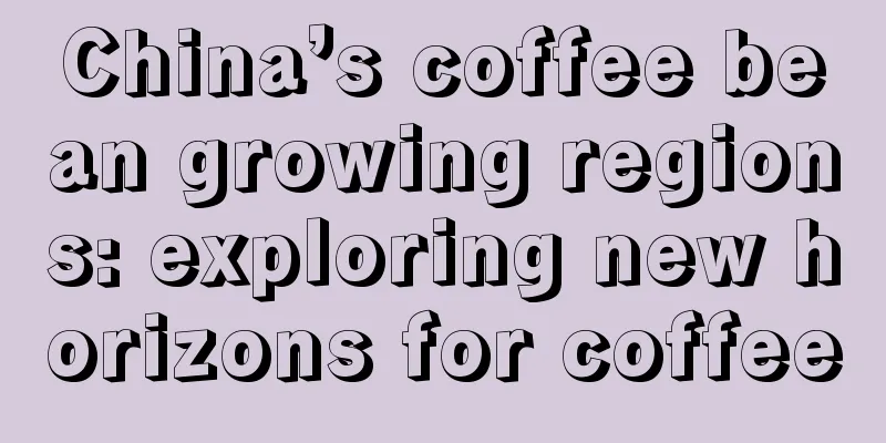 China’s coffee bean growing regions: exploring new horizons for coffee