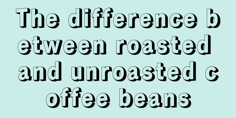 The difference between roasted and unroasted coffee beans