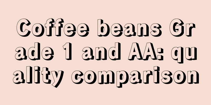 Coffee beans Grade 1 and AA: quality comparison