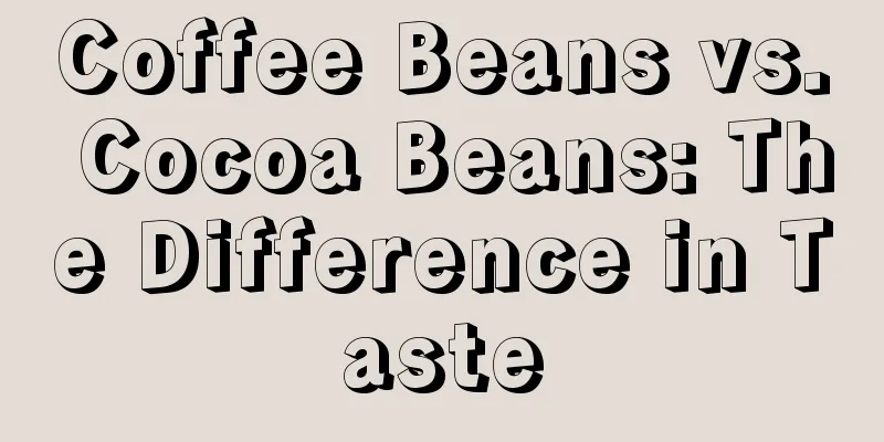 Coffee Beans vs. Cocoa Beans: The Difference in Taste