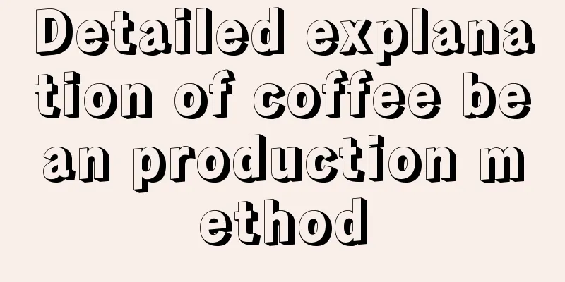 Detailed explanation of coffee bean production method