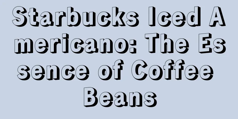 Starbucks Iced Americano: The Essence of Coffee Beans