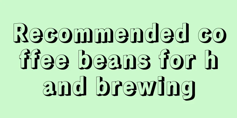 Recommended coffee beans for hand brewing