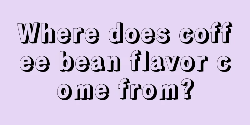 Where does coffee bean flavor come from?