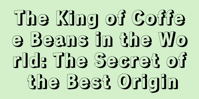 The King of Coffee Beans in the World: The Secret of the Best Origin