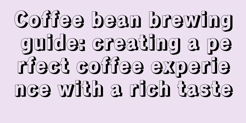 Coffee bean brewing guide: creating a perfect coffee experience with a rich taste