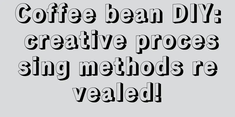 Coffee bean DIY: creative processing methods revealed!