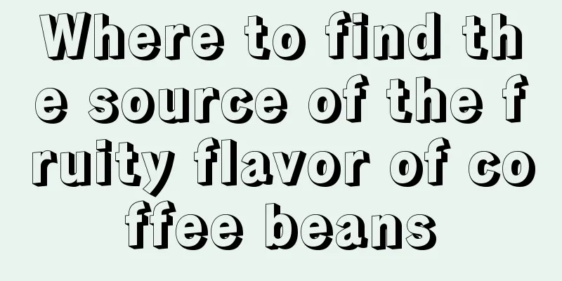 Where to find the source of the fruity flavor of coffee beans