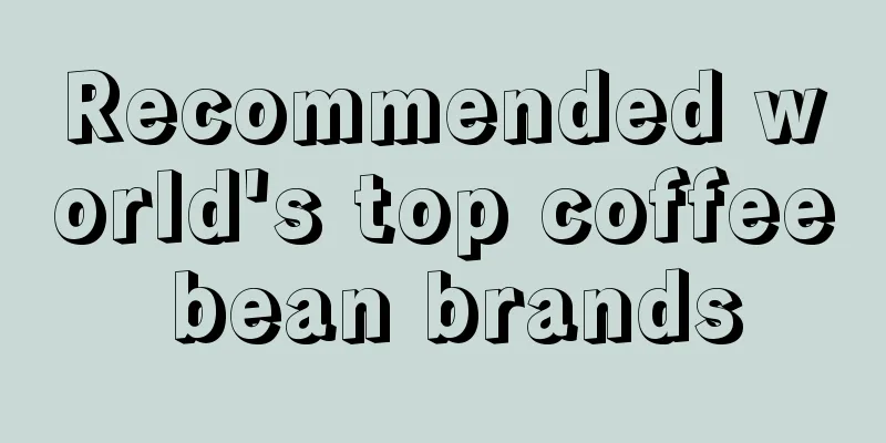 Recommended world's top coffee bean brands