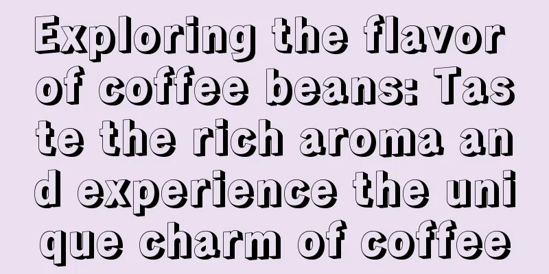 Exploring the flavor of coffee beans: Taste the rich aroma and experience the unique charm of coffee