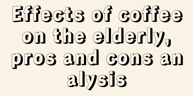 Effects of coffee on the elderly, pros and cons analysis