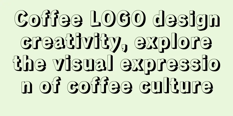 Coffee LOGO design creativity, explore the visual expression of coffee culture