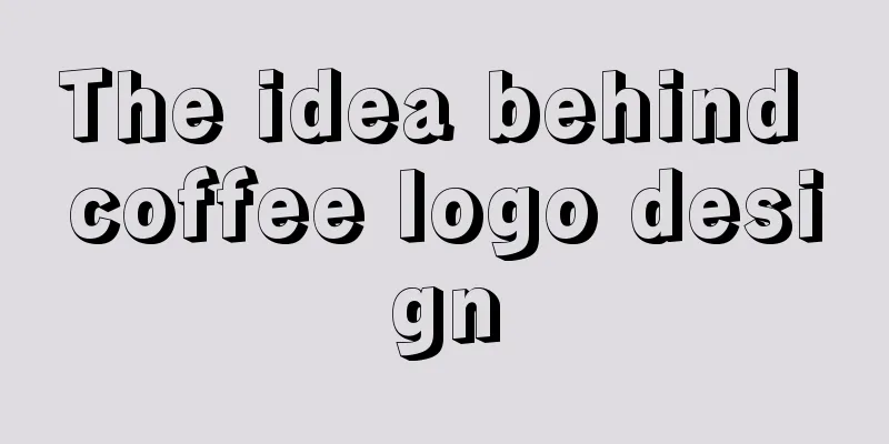 The idea behind coffee logo design