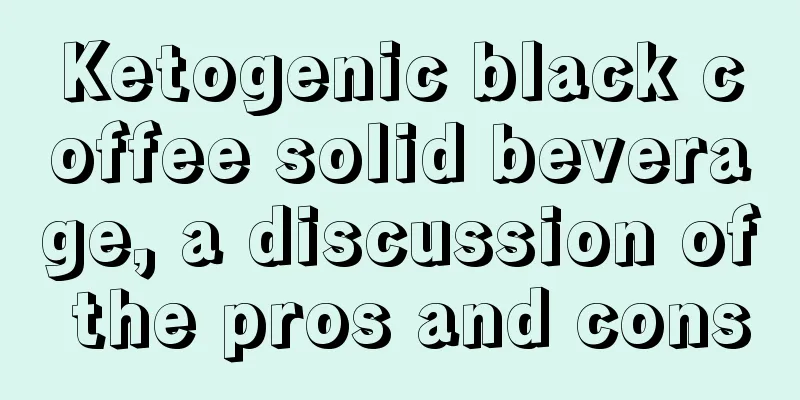 Ketogenic black coffee solid beverage, a discussion of the pros and cons