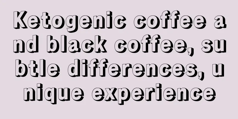 Ketogenic coffee and black coffee, subtle differences, unique experience