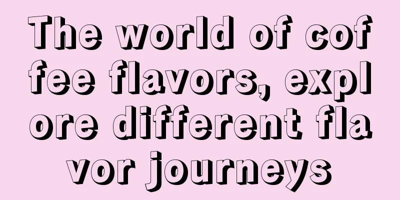 The world of coffee flavors, explore different flavor journeys