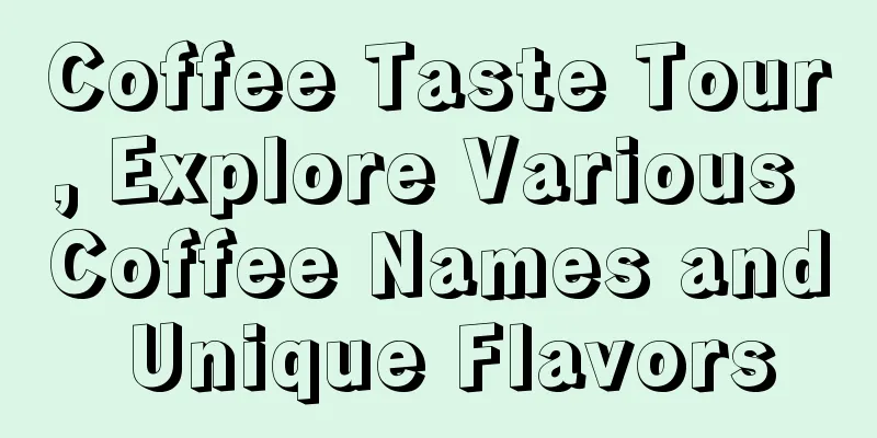 Coffee Taste Tour, Explore Various Coffee Names and Unique Flavors