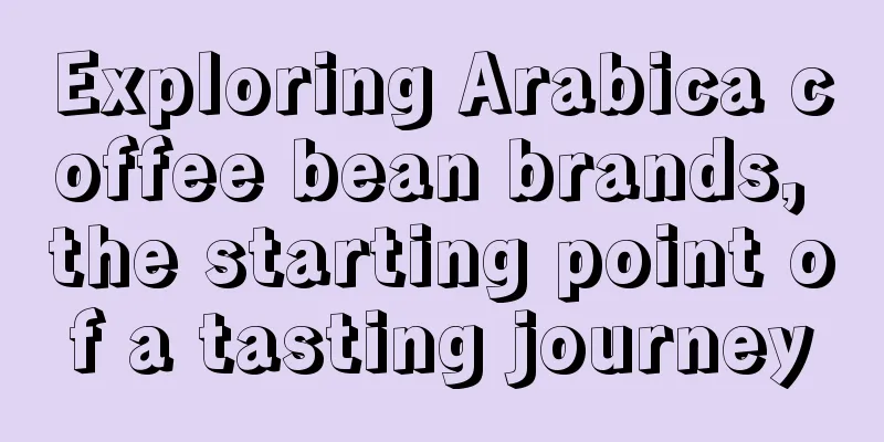 Exploring Arabica coffee bean brands, the starting point of a tasting journey