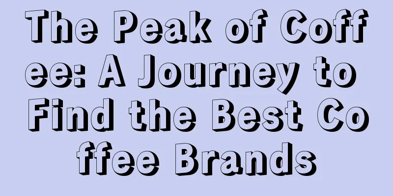 The Peak of Coffee: A Journey to Find the Best Coffee Brands