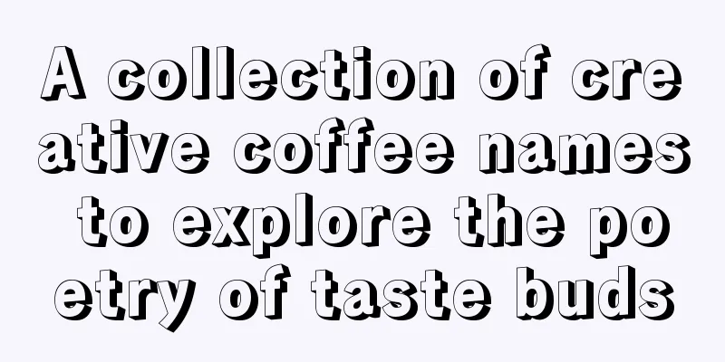 A collection of creative coffee names to explore the poetry of taste buds