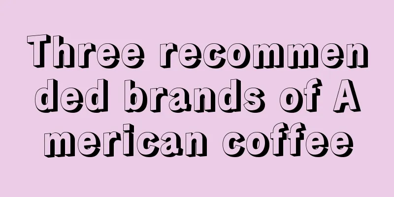 Three recommended brands of American coffee