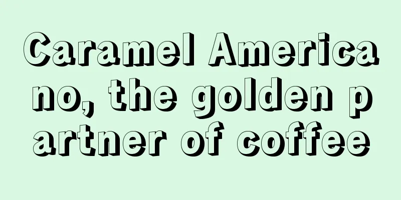 Caramel Americano, the golden partner of coffee