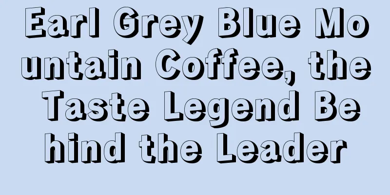 Earl Grey Blue Mountain Coffee, the Taste Legend Behind the Leader