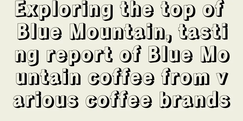 Exploring the top of Blue Mountain, tasting report of Blue Mountain coffee from various coffee brands