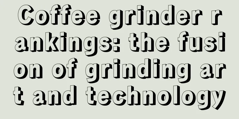 Coffee grinder rankings: the fusion of grinding art and technology