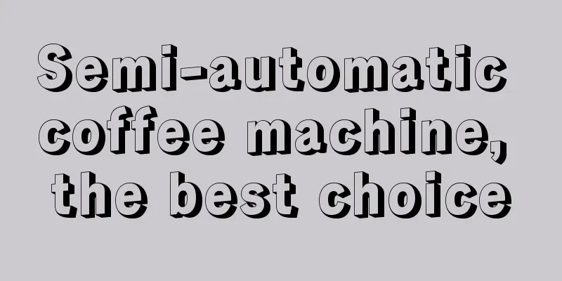 Semi-automatic coffee machine, the best choice