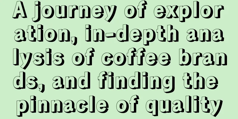 A journey of exploration, in-depth analysis of coffee brands, and finding the pinnacle of quality