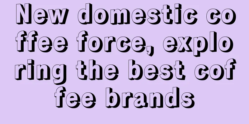 New domestic coffee force, exploring the best coffee brands