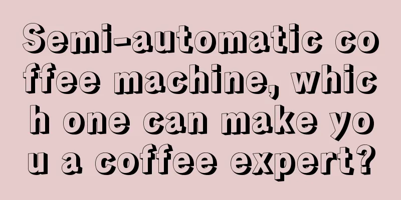 Semi-automatic coffee machine, which one can make you a coffee expert?